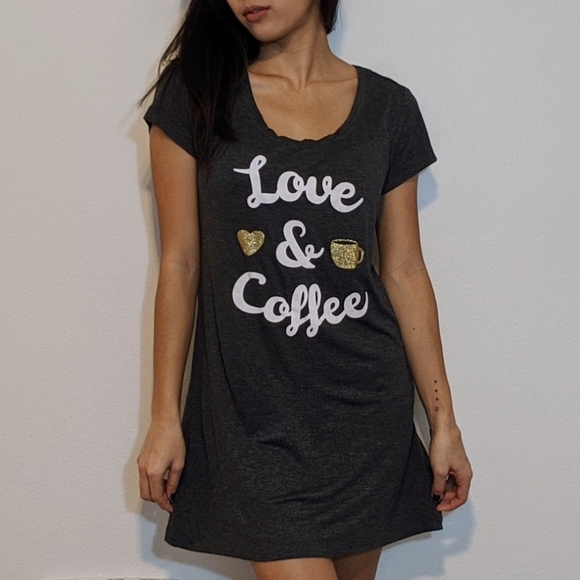 Love and coffee tunic t-shirt - Picture 4 of 6